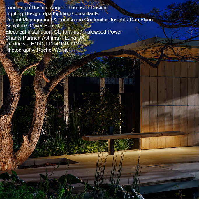 Asthma + Lung UK Breathing Space Garden   RHS Chelsea Flower Show 2026  Lightgraphix Creative Lighting Solutions